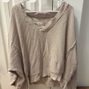 American Eagle Outfitters This Feels Seriously Lived In Long Sleeve Shirt